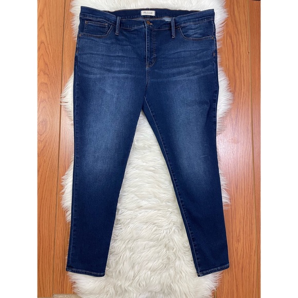 Madewell Roadtripper High Rise Denim Blue Jeans Plus Size 36 - Picture 2 of 9